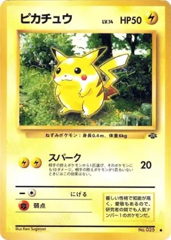 Pikachu 「POKEMON_JUNGLE No. 024」「JP」